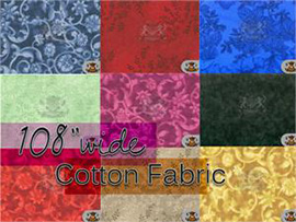 108" WIDE  - 100% Cotton Fabric