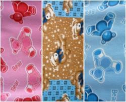 Fleece Fabric Printed Bears