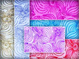 Mesh Sequin Solar Flares Fabric