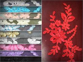 Mesh Lace Embroidery QUINCE Fabrics