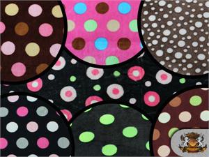 Minky Cuddle Dots Print Fabrics