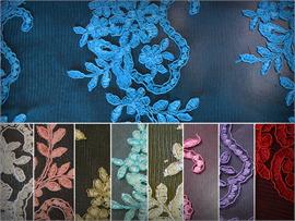 Mesh Lace Embroidery FREESIA Fabrics