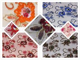 Mesh Organza Bloom Foil Cording