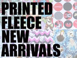 New Arrivals Printed Fleece Fabric