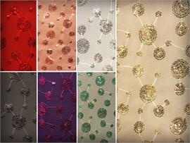 Sequin Scallop Edges Fabrics