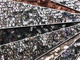Sequin Carved Teardrop Fabrics