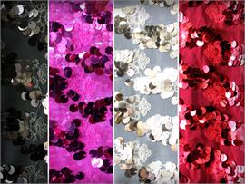 Sequin Grape Dangle Fabrics