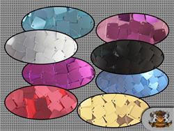 Sequin Square Dangle Tulle Fabrics