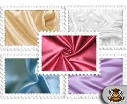 Poly Satin Solid Color Fabrics