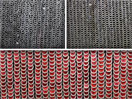 Sequin 2 Tone Round Dangle Scale Fabrics