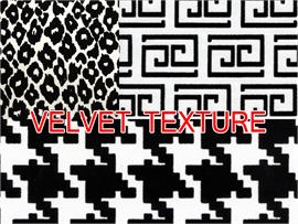 Upholstery Vinyl With Velvet Texture