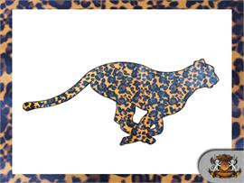 Gold Black Leopard Vinyl