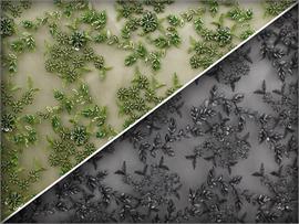 Mesh Lace Embroidery Metallic French Hand Beaded Fabric Wax Flower