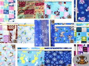Fleece Printed Fabrics 