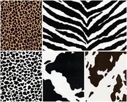 2 Tone Animal Print Vinyl Fabrics