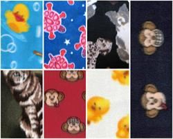 Fleece Fabric Printed Animals