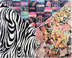 Printed Suede Fabrics