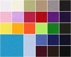 Polyester Cotton Broadcloth Solid Fabrics