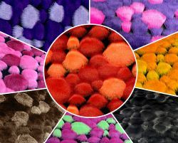 Bubble Faux Fur Fabrics