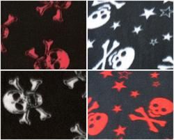 Fleece Fabric Printed Skulls