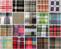 Fleece Fabric Printed Tartan