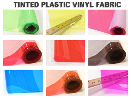 Tinted Plastic Vinyl Fabrics