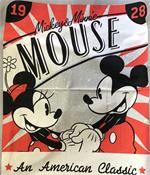 Disney Minnie Mickey Vintage Theme Cotton Fabric Springs CP63425 36"X44" Panel 